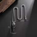 Gothic Raven Skull Pendant