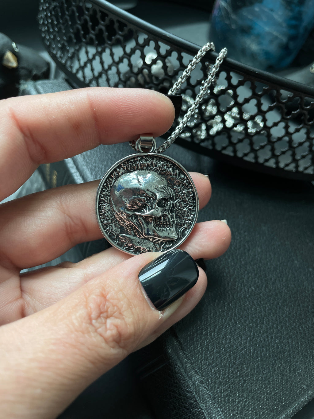 Skull Duality Pendant Necklace