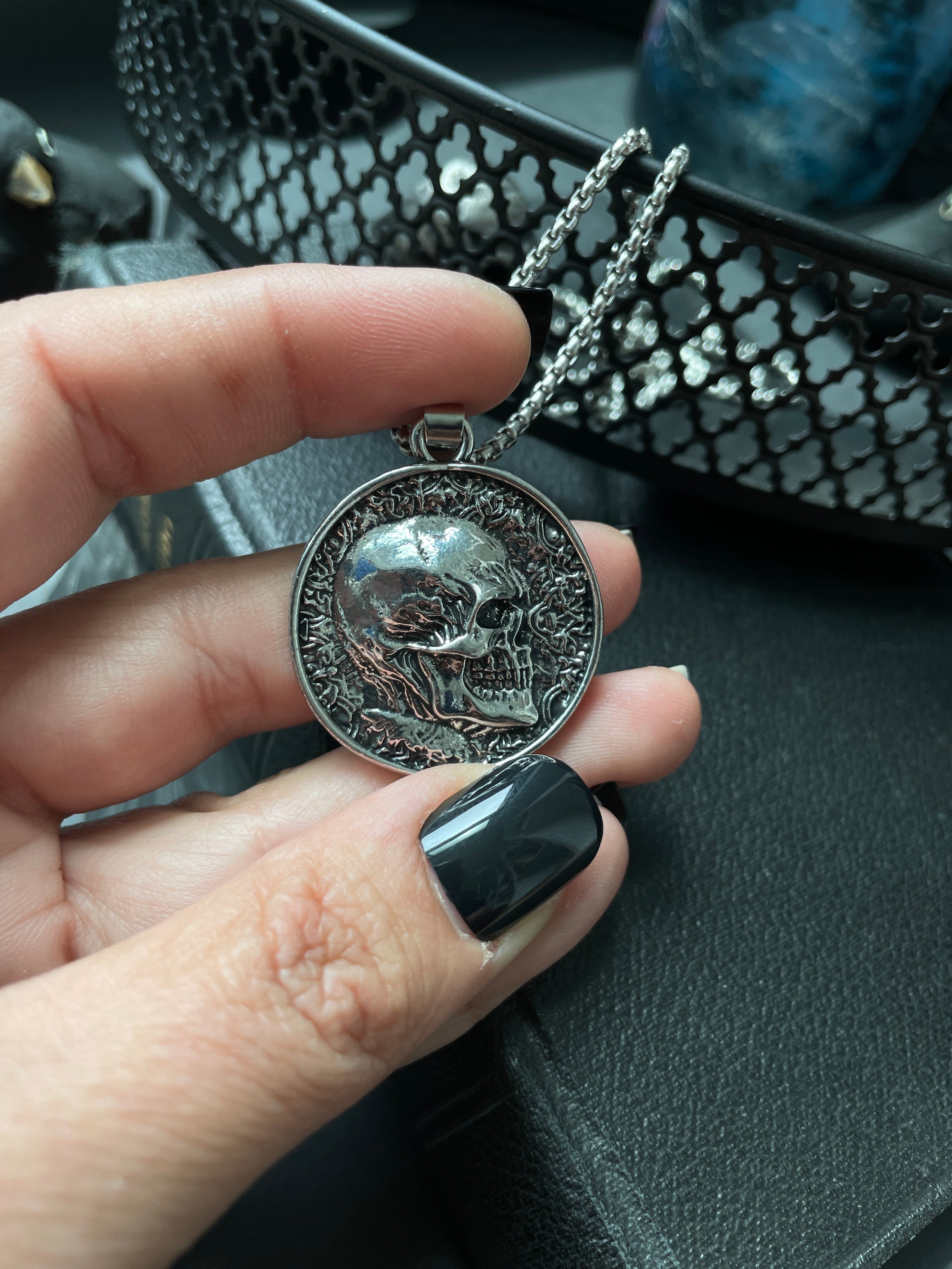 Skull Duality Pendant Necklace