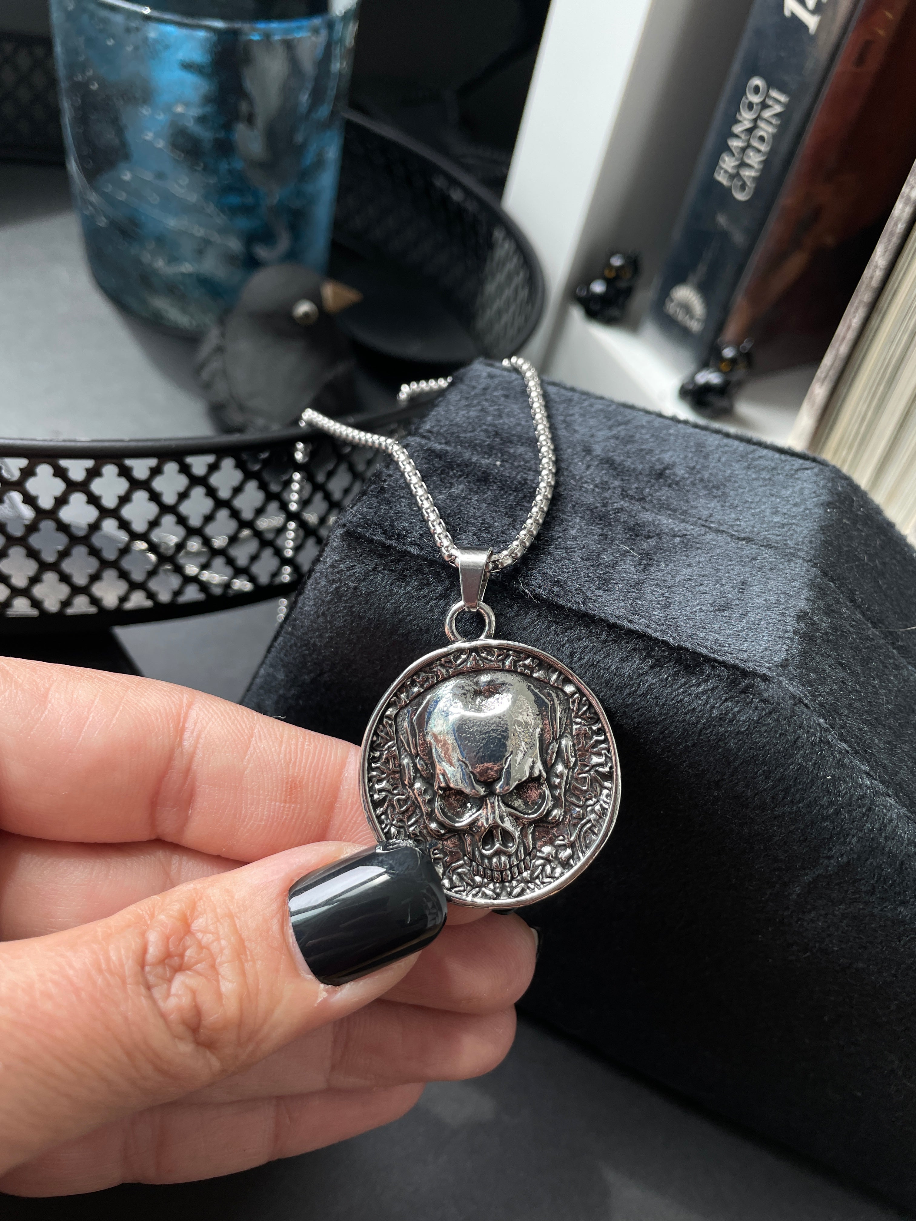 Skull Duality Pendant Necklace
