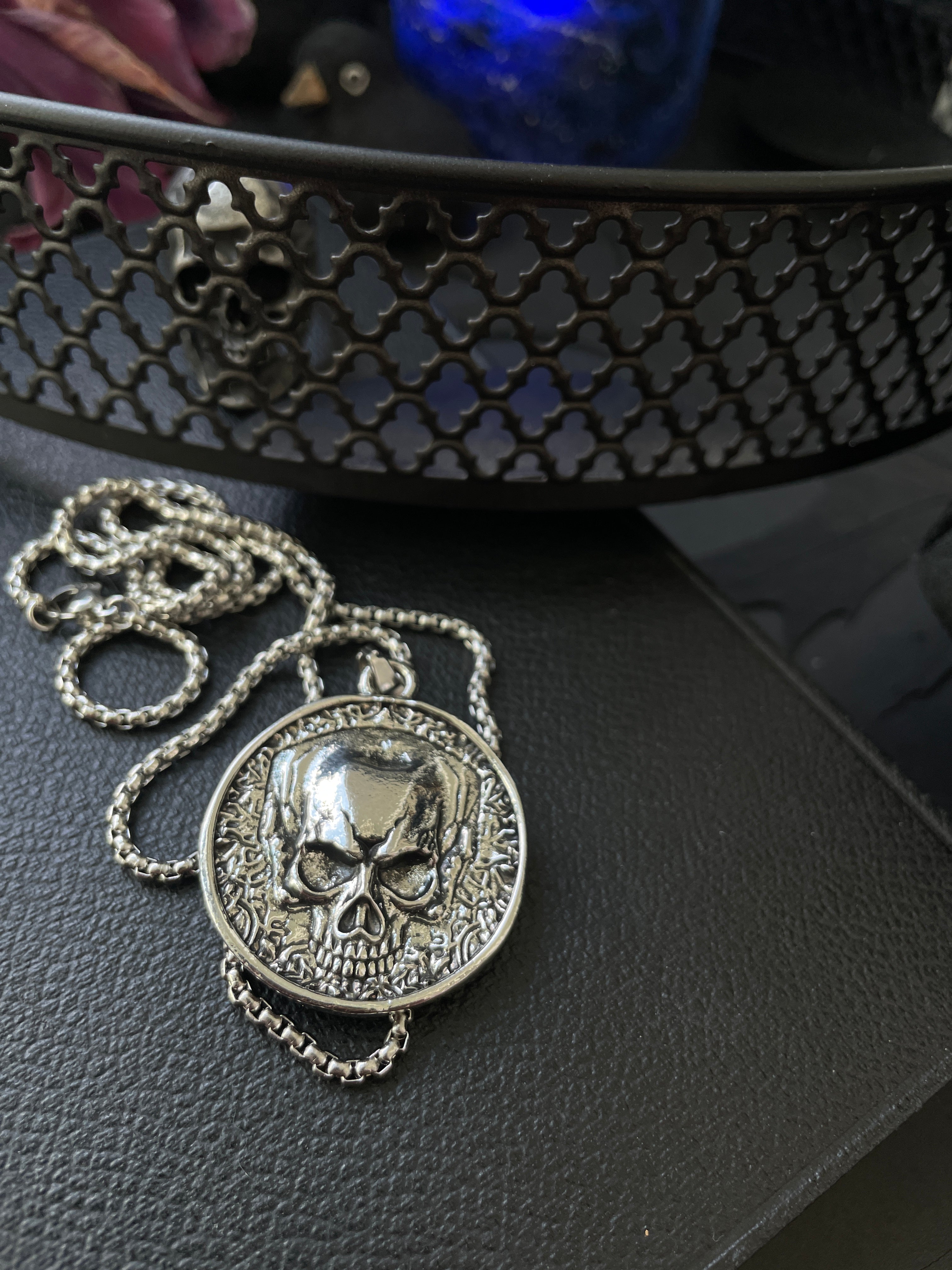 Skull Duality Pendant Necklace