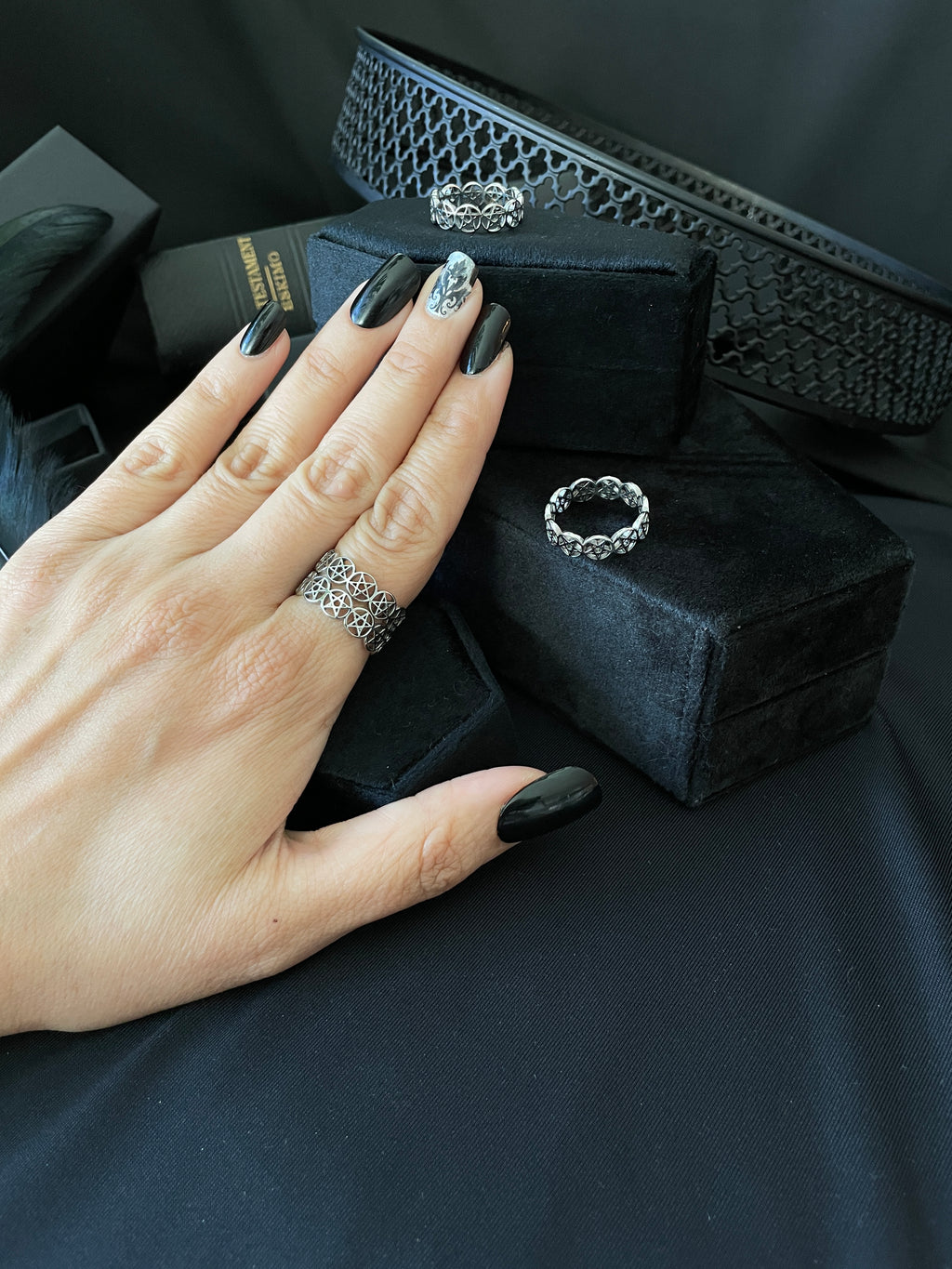 Pentagram Stainless Steel Ring