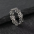 Pentagram Stainless Steel Ring
